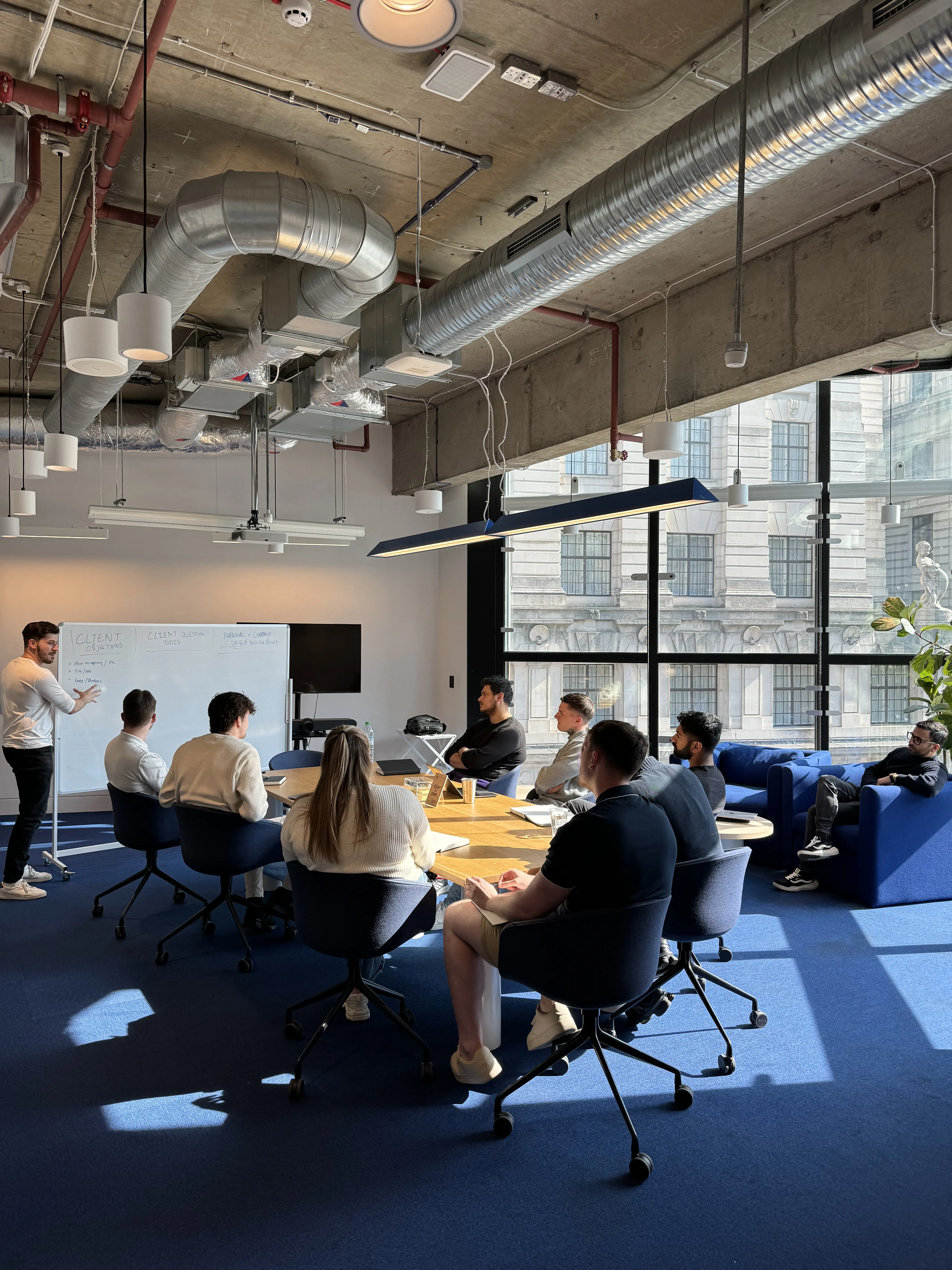 Charles Kyriakou giving recruitment training